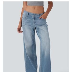 HALARA Light Blue Flare Jeans